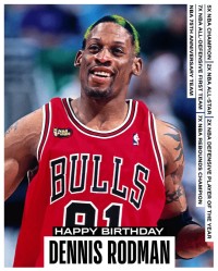 NBA官方：让我们一起祝愿罗德曼65岁生日快乐
